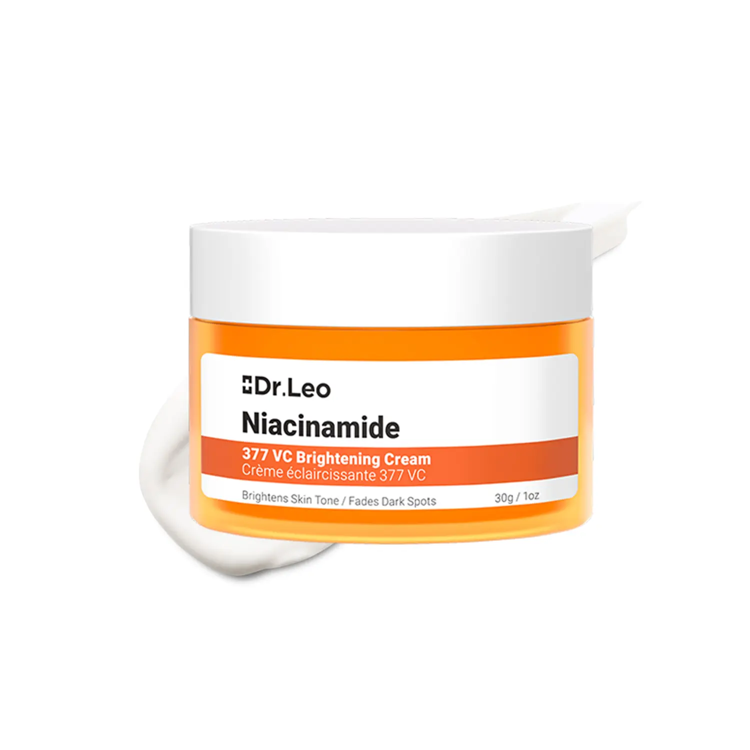 Dr.Leo Niacinamide 377 VC Brightening Cream - Shea & Hyaluronic Acid Lightweight Moisturizer, UV Protection, Dark Spot Corrector, Skin Tone Evener, Hydrating, Repair & Radiance Booster #TikTokShopHolidayHaul #DealsForYouDays
