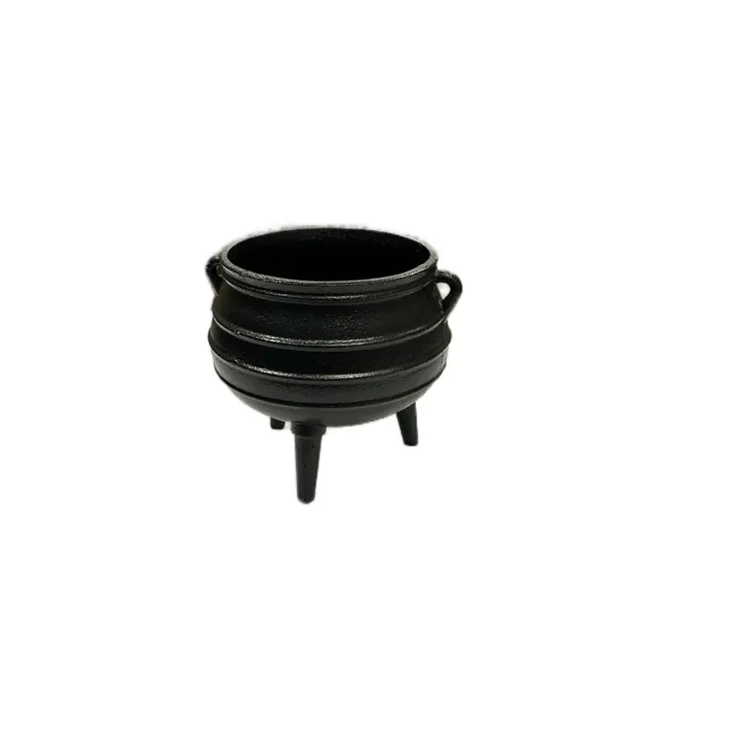 Caldero Cauldron de Ogun Orisha Traditional Santeria Cast Iron Ritual Pot for Spiritual Practices