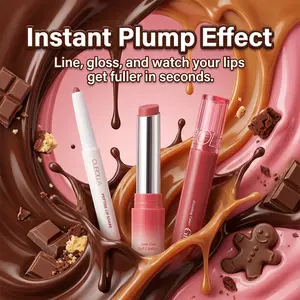 LLip Makeup 3-Piece Set: Lip Liner + Gloss + Lipstick