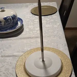 Balloon Column Stand Set of 2, Adjustable 7 Feet Ballon Arch Stands with Reusable Metal Telescopic Design for Birthday, Wedding, Baby Shower, Halloween, Graduation Party Decoration