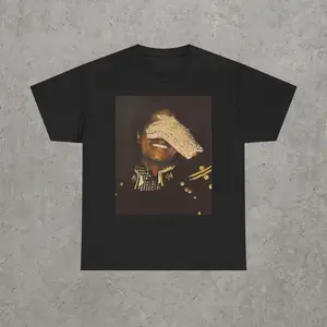 Michael Jackson Shiny Glove Eyes Covered T-Shirt Pop Icon Graphic Tee