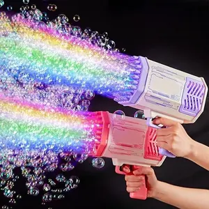 [Christmas Gift]Bubble Machine Kids Toys, Bubble Machine with Colorful Lights and Thousands Bubbles, Outdoor Toy Birthday Party Favors Gifts for Boys Girls Age 4-12 Years Old,Outdoor Toys, New Year Gifts, Birthday Gifts.