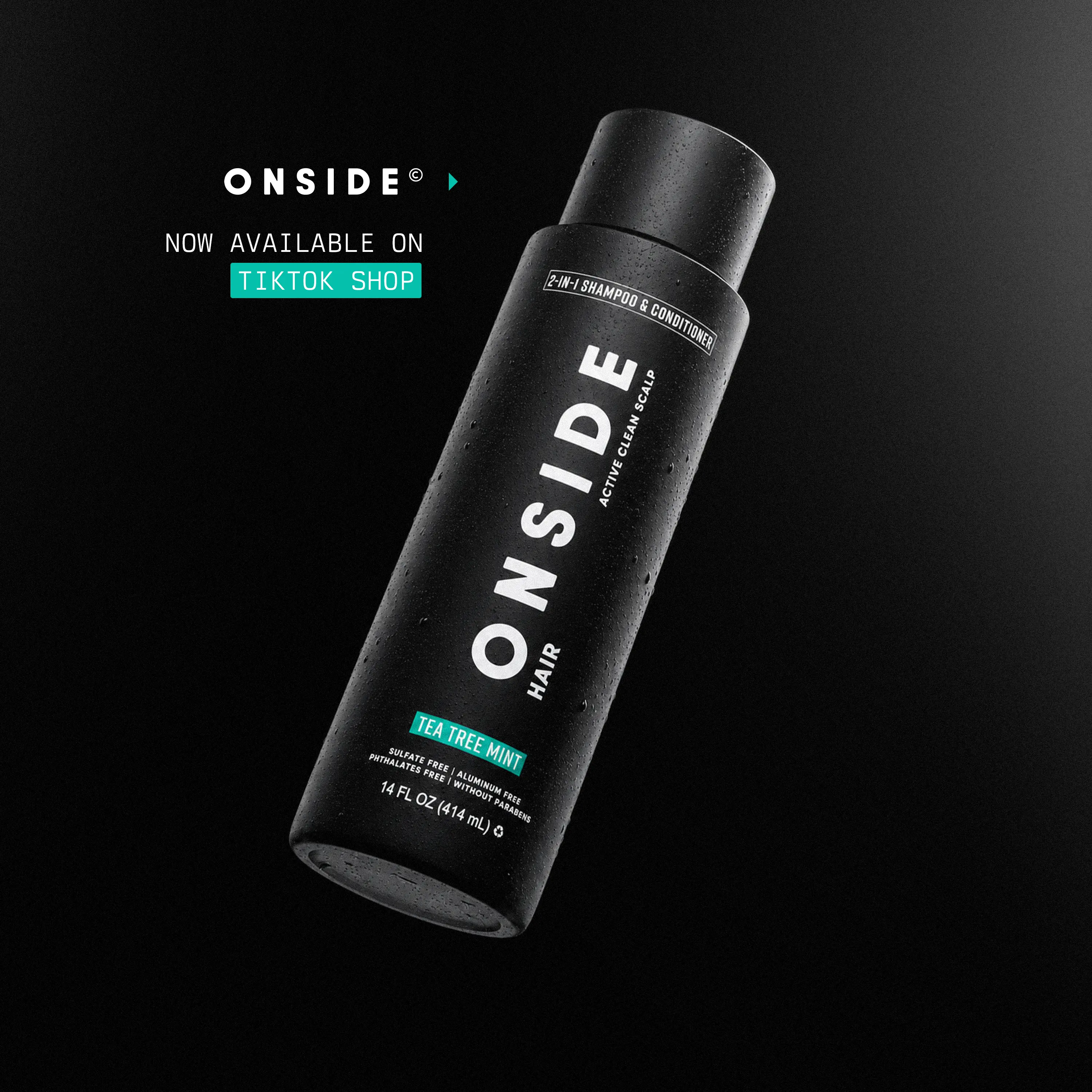 ONSIDE 2-in-1 Shampoo & Conditioner | Deep Cleans, Conditions & Strengthens in One Step | Sulfate-Free, High Performance ONSIDE 2-in-1 Shampoo & Conditioner | Deep Cleans, Conditions & Strengthens in One Step | Sulfate-Free, High Performance