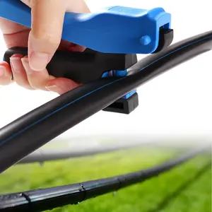 Two 4mm handheld PE pipe hole punchers, precise punching, do not damage the pipe wall, do not crack the pipe, suitable for orchard and garden drip irrigation micro-spray installation, sharp and durable, specialized handheld tool for water pipe punching