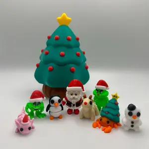 3D Christmas Mini, Flexi Toys, Home Decor, 3d Printed Toys, Children’s Toys, Christmas Gift