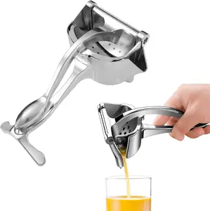 Lemon Squeezer, Aluminum Juice Press, Manual Juicer Citrus Lime Orange Fruit Squeezer, Hand Press Citrus Juicer, Ergonomic Handle Labor-saving Handheld Juice Extractor Maker