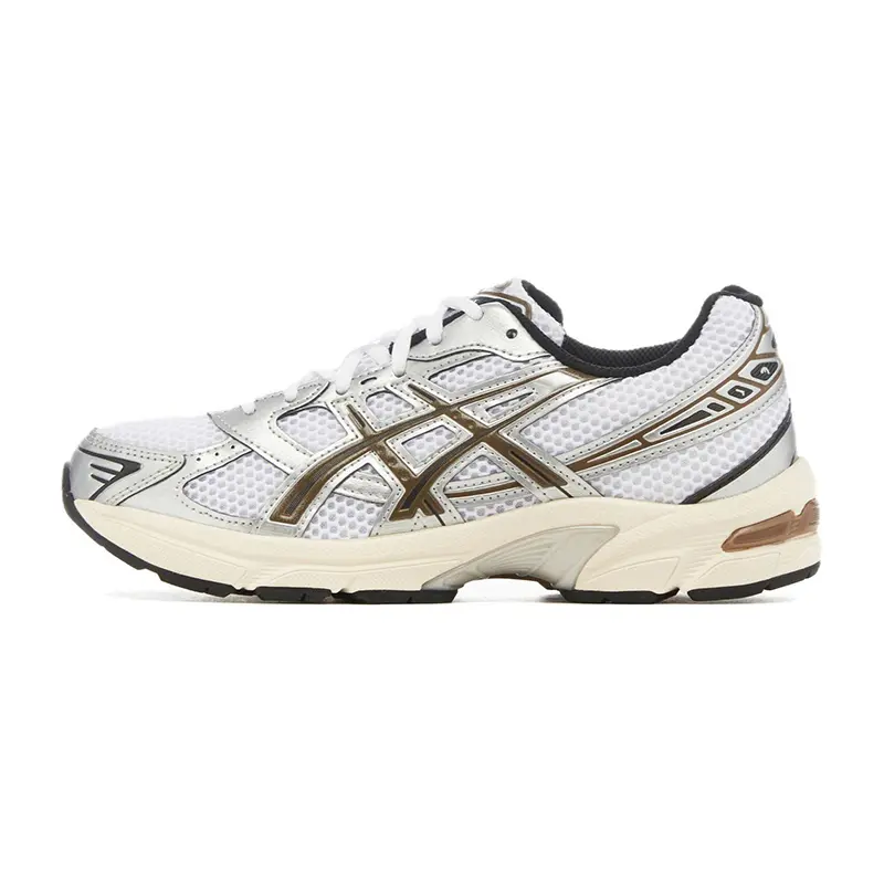 ASICS Gel-1130 Men's casual running shoes White/Clay Canyon suitable for everyday wear.