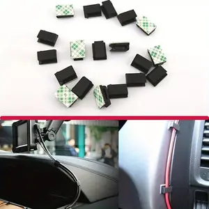 Self-adhesive Car Fixed Clip Car GPS Data Cable Light Cord Decorative Wire Fixing Organizer Wire Management Harness Clamp