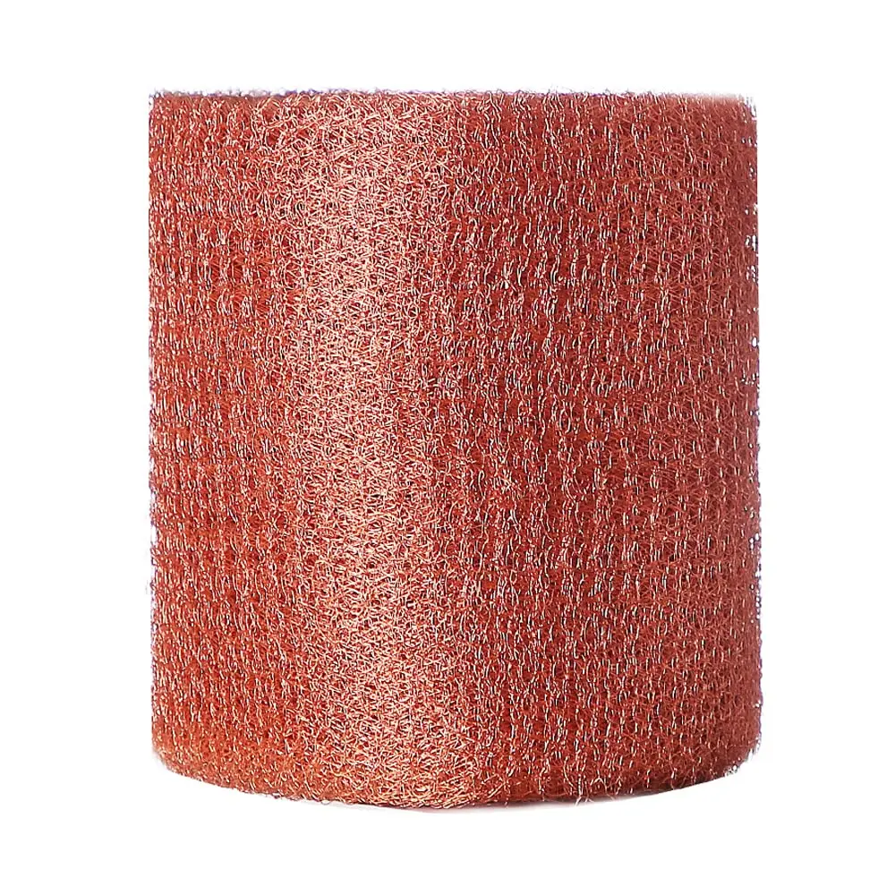 Copper Mesh Rodent Control Wool 5 Inch x 100 Ft Pure 100% Copper Double Layer Fill Fabric DIY Kit Ideal for Distilling & Hole Filler