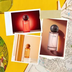 Caché Fragrance | Cerisier Rouge + Ambre Boisé + Jasmin de Minuit | Cozy Blossom Amber | Eau De Parfum (3 x 1.7oz / 50ml)