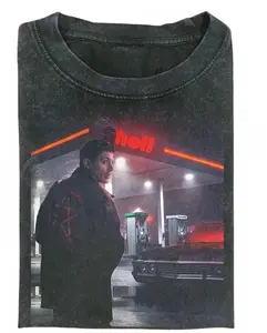 Vintage Supernatural Shirt, G@s Station Retro T-shirt, Classic TV Show Car Shirt, TV Series Graphic Tee, Men's Cool T-shirt, Unisex Casual Shirt, Gift for Men, Gift for Women, Crew Neck T-shirt, Trend