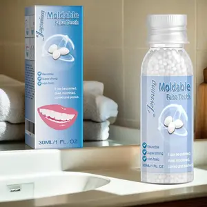 3pcs Solid Tooth Filling Material, Dental Repair Wax for Teeth Holes, Temporary Crown Cement, Dentures Temporary Fillings, Denture Gap Filler, Moldable False Teeth, Oral Care Supplies