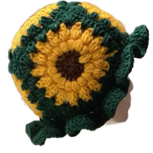 Crochet Sunflower Bucket Hat