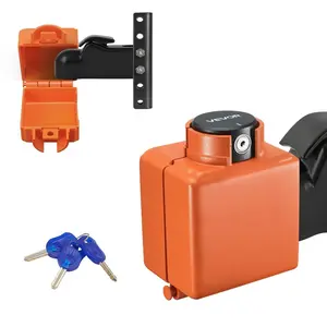 VEVOR Collar Coupler Lock, Fits 2 2 - 5/16 - Inch DemcoCastHeadCouplers, Trailer Hitch Lock with 3 Keys Secures Security Chains, Rust - resistant, Anti - Theft RV Trailer Locks for RV, Trailer, BoatVEVOR Super Brand Day