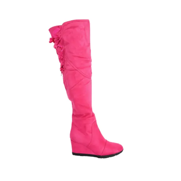 Sasha Fierce - Thigh High Wedge Carnival/Festival Boots
