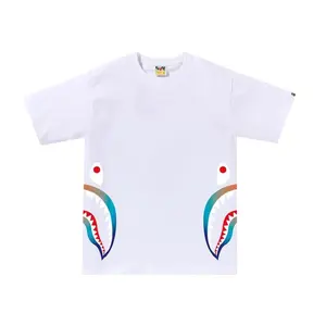 BAPE Gradation Side Shark Tee White (men) by StockX