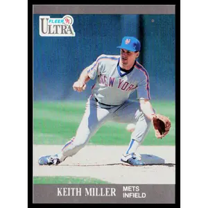 Keith Miller 1991 Ultra #225 New York Mets