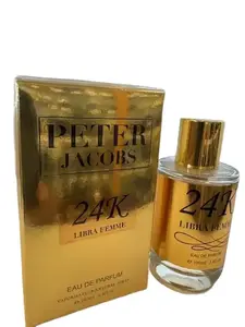 Peter Jacobs 24K Libra Femme Eau de Parfum 100ml Warm Sweet Dreamy Fragrance Spray Bottle for Women in Sealed Box Regular Edition