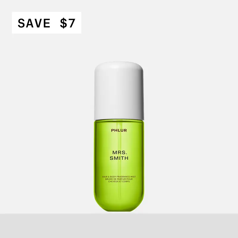 PHLUR Mrs. Smith Body Mist - Travel Size Hair & Body Fragrance Mist with Granny Smith Apple, Pear, Apple Blossom & Violet (3 fl oz)