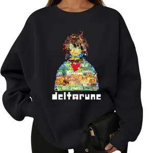 Deltarune Pixel TShirt, Undertale Inspired Sweatshirt, Indie RPG Game Graphic Hoodie, Retro 8-Bit Aesthetic Gamer Shirt, Unisex Gift