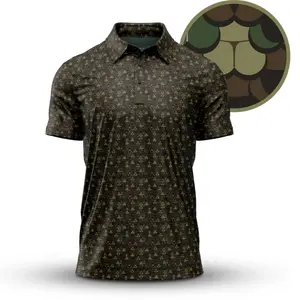 [Ship From US] Men’s Whale Tail Golf Polo Shirt – Moisture Wicking Performance Polo, Short Sleeve Casual Polo for Men