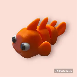 Articulating Flexi Nemo Clown Fish - Flexi Wiggle Animal Ocean Critter