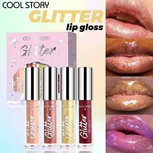 Sparkle Filter Lip Oil Gloss, Shiny Lipstick, Radiant Shine, Lip Oil Gloss, Sparkling Lip Color, Makeup Enhancer, High Shine Gloss