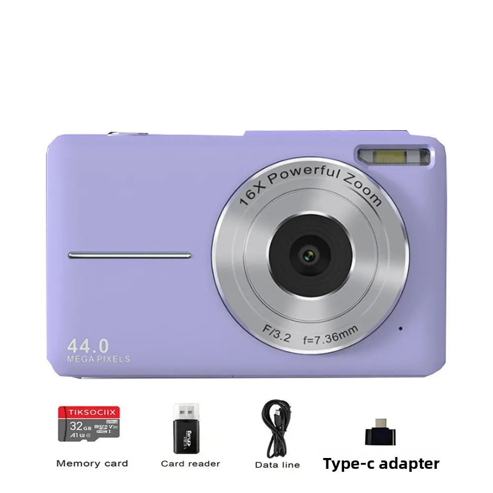 Purple fixed focus + 32GB memory card
