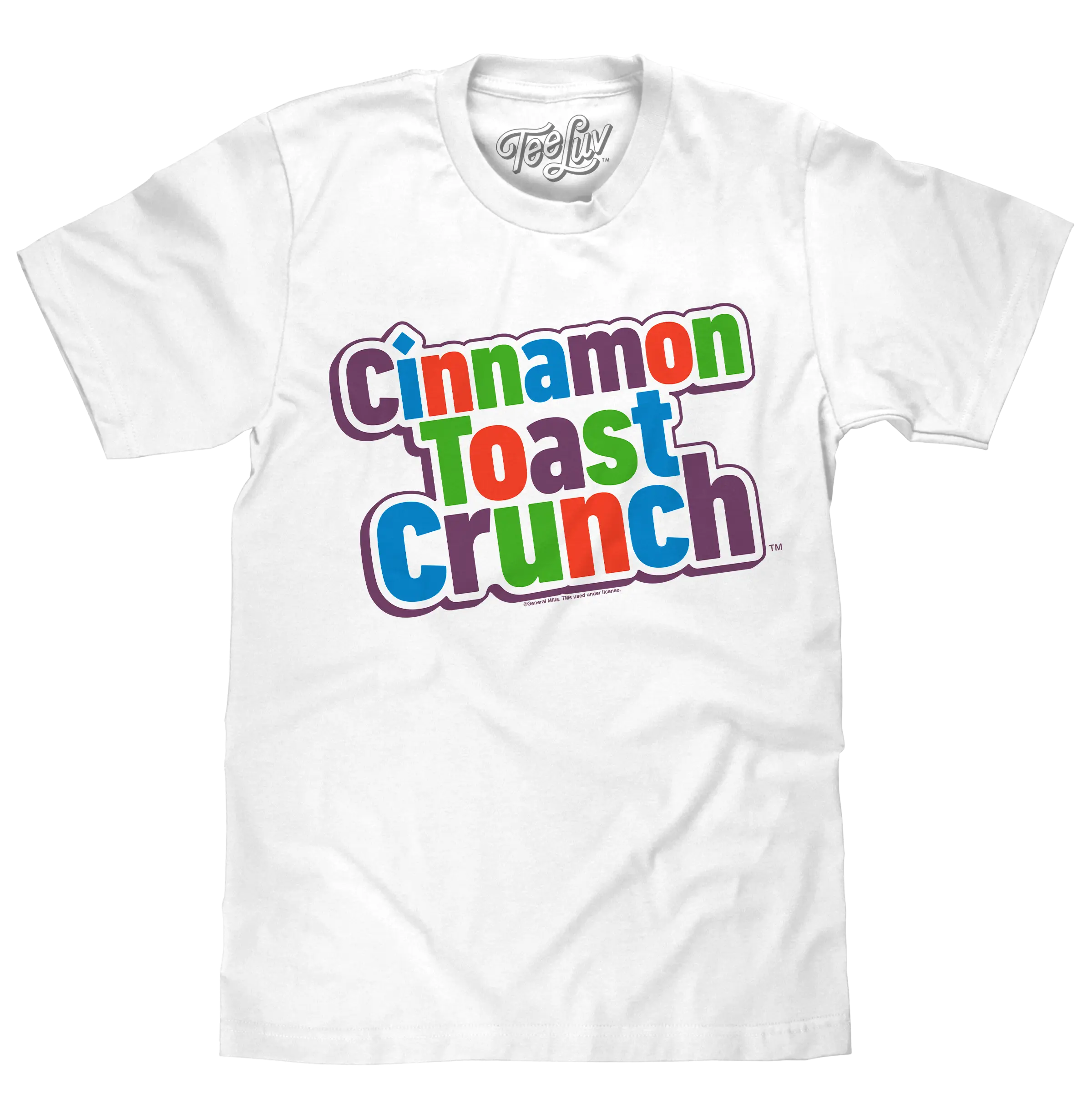 Cinnamon Toast Crunch Cereal Logo T-Shirt - White