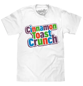 Cinnamon Toast Crunch Cereal Logo T-Shirt - White
