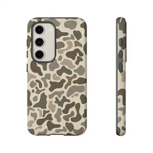 Camo Pattern Phone Case, Shockproof Rugged Cover Dual Layer Soft TPU Hard Bumper Shell for Samsung S26 S25 S24 S23 S22 S21 NOTE20 Ultra A71 A56 A36 Plus FE A06 A13 A14 A15 A16 A23 A25 A26 A34 A52 A53 A54 A55 Edge  Sitka