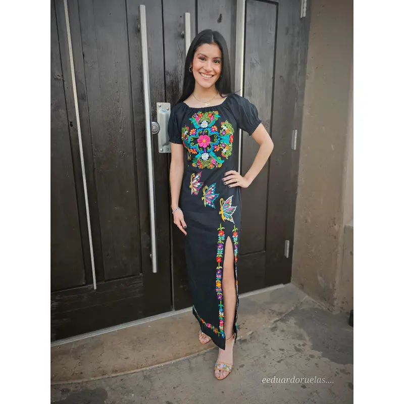Mexican theme long dresses - TikTok Shop