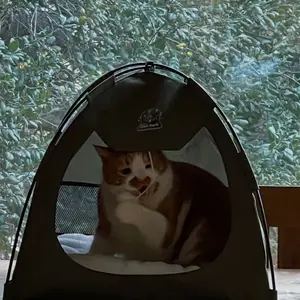 Globharb Portable Cat Tent, Cat Tent Bed, Cat Cubby, Tiny Tent, Cat Tent Bed, Cat Tent House, Tent For Cats, Doll Tent, Tent Cat Bed, Pet Tent Bed, Miniature Tent, Mini Tent For Pets, Cat House Tent, Kitty Dome, Indoor Cat Tent, Mini Tents, Display Tent