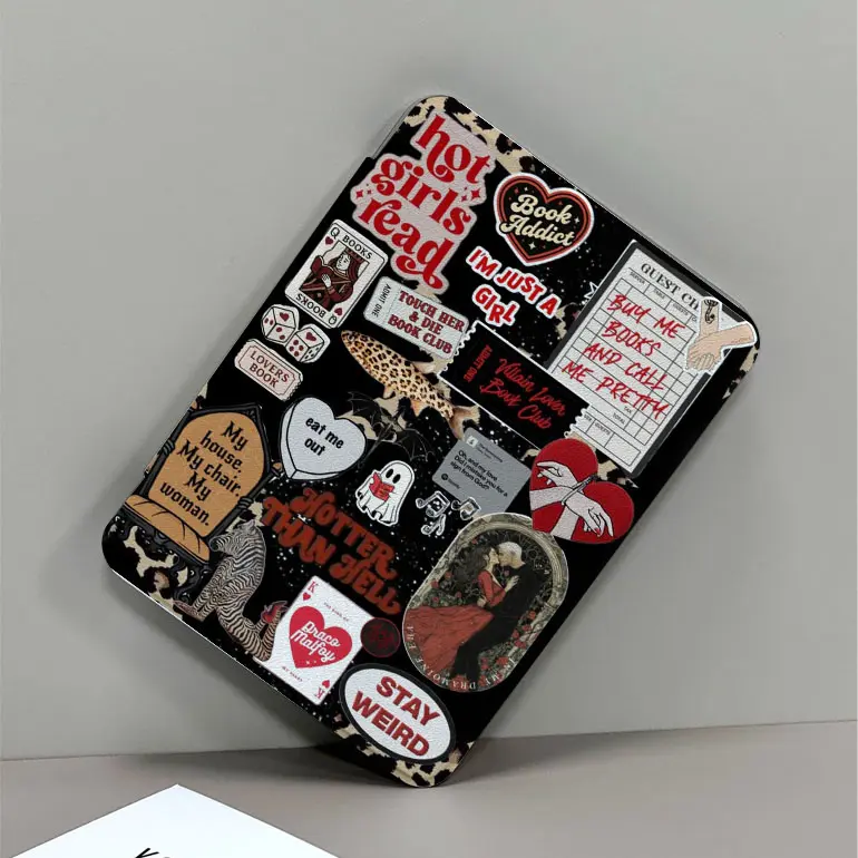 PU Leather Protective Case for Kindle/Paperwhite Devices, Compatible with 11th Gen 6"/6.8" Paperwhite, 12th Gen 7" Kindle (2022/2024 Models), Auto Sleep/Wake, Retro Design, Transparent Soft TPU Back, Lightweight E-Reader Accessory for E-Book Users