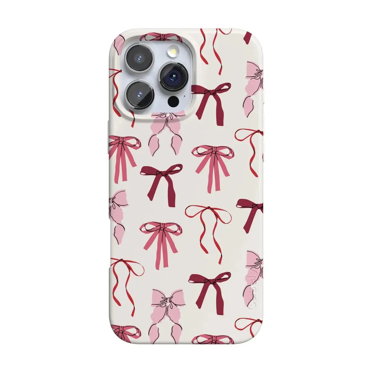 Casely iPhone 16 Pro Case | Lover Girlie | Pink Bows | Compatible with MagSafe | Classic Ultra Thin Design