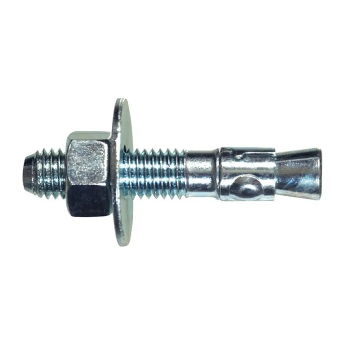 Hillman 370984 212 MAIN Zinc-Plated Steel Wedge Anchor Screws, 0.375 x 3 in., Corrosion-Resistant Hardware, Box of 25, Hex Cap Screws