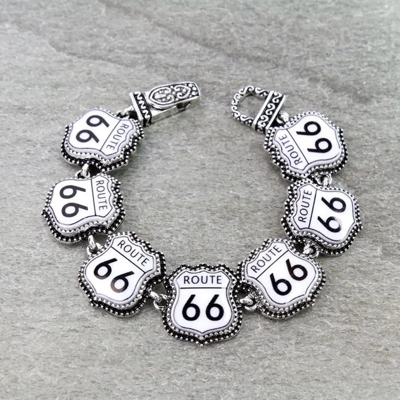 Western Route 66 Magnetic Bracelet