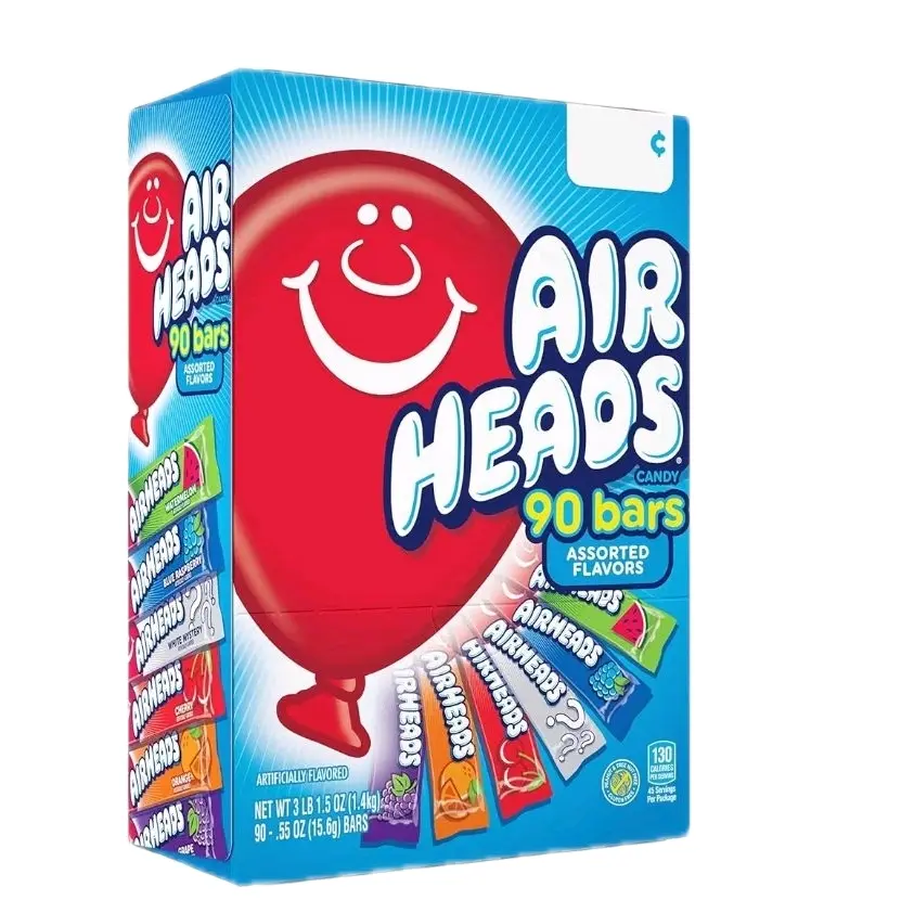 Airheads Chewy Fruit Candy, Variety Pack, 90 ct.