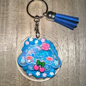 Cinnamoroll shaker acrylic keychain