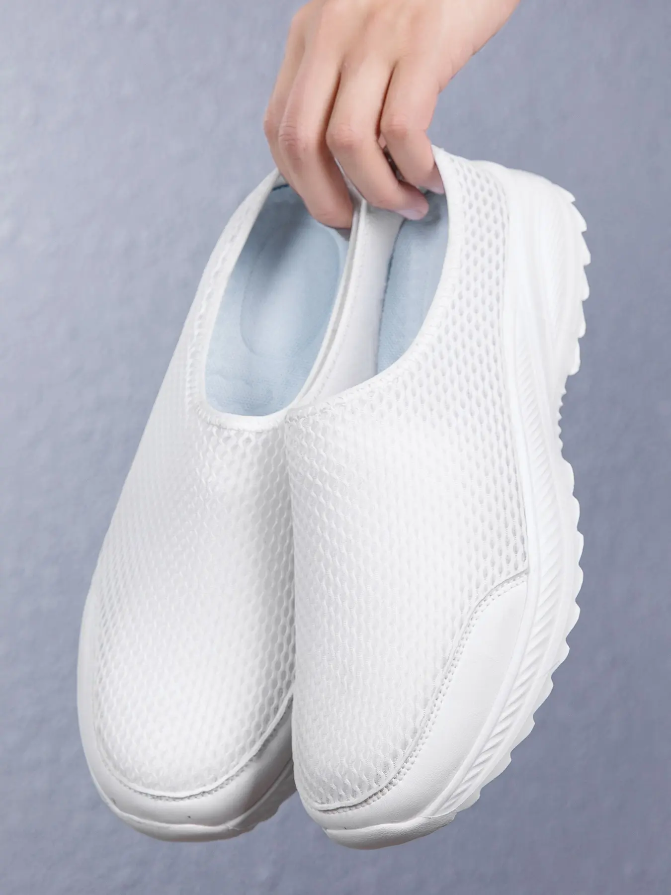 Women's Crochet Summer Outdoor Sneakers, Breathable Mesh Running Fitness Shoes, Unisex Couple Slip-On Anti-Slip Training Shoes