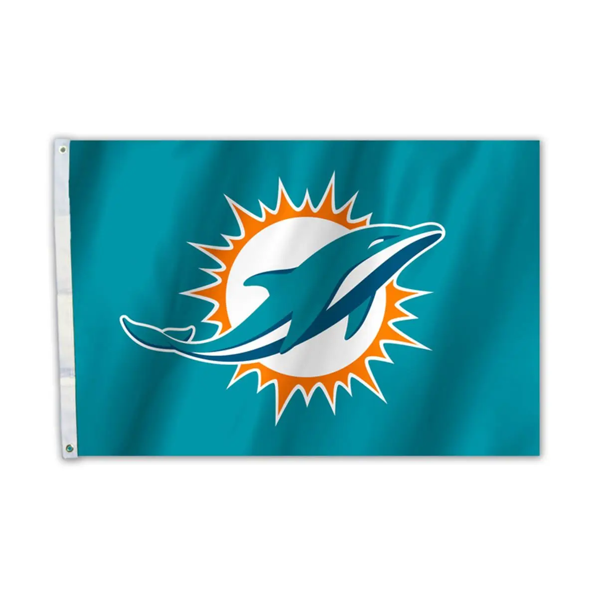 212 MAIN Miami Dolphins All-Pro Hangable Polyester Team Logo Flag, 2x3 in NFL American Football Fan Banner, Sports & Outdoor Decoration, Team Logo Banner