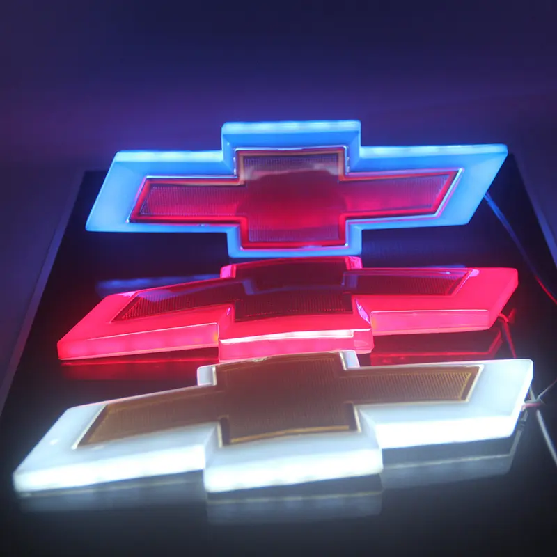 LED Glowing Bowtie ABS Grille Badge, Plug & Play Front End Upgrade for Chevy Trucks, Low Power Consumption OEM-Like Custom Look, Instant Luxury Upgrade for Night-Time Brand Identity, Waterproof Light