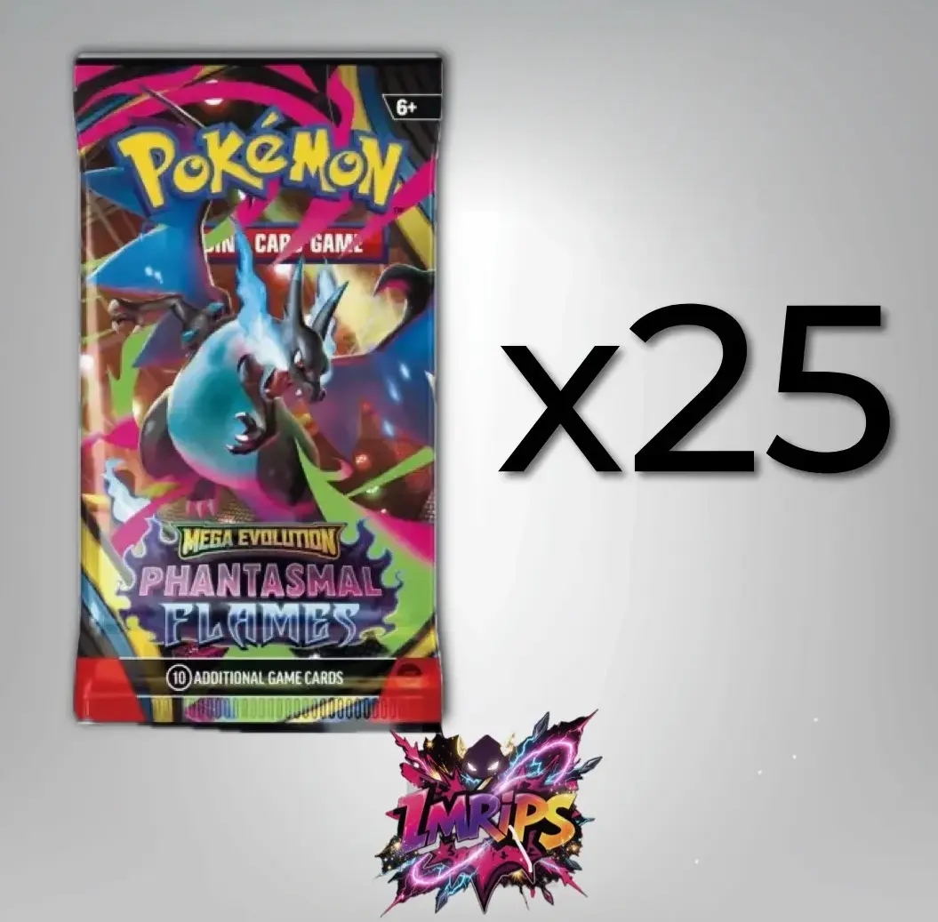 Phantasmal Flames 25 Booster Packs (LIVE RIP)
