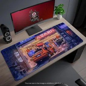 Initial D Mouse Pad, Fujiwara Tofu Shop Desk Mat, JDM Anime Gaming Pad, Initial D Fan Gift, Street Racing Decor