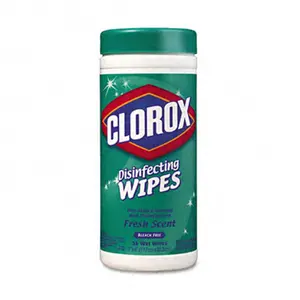 212 MAIN Clorox Fresh Scent Disinfecting Wet Wipes - 7x8 in Cloth, 75 Wipes/Canister, Stainless Steel, Electronic Household Germ-Killing Solution