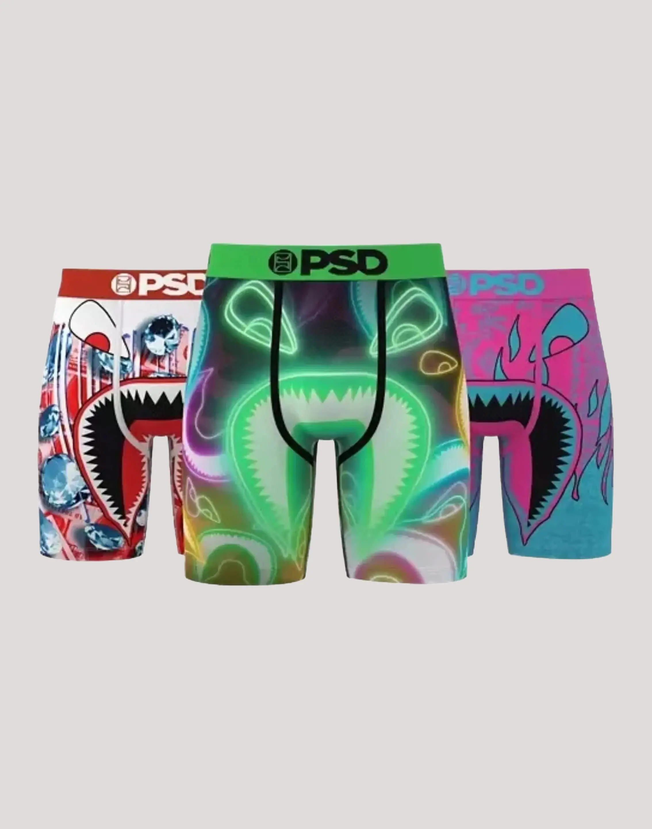 Mens Psd Underwear Warface Surge Boxer Briefs 3-Pack