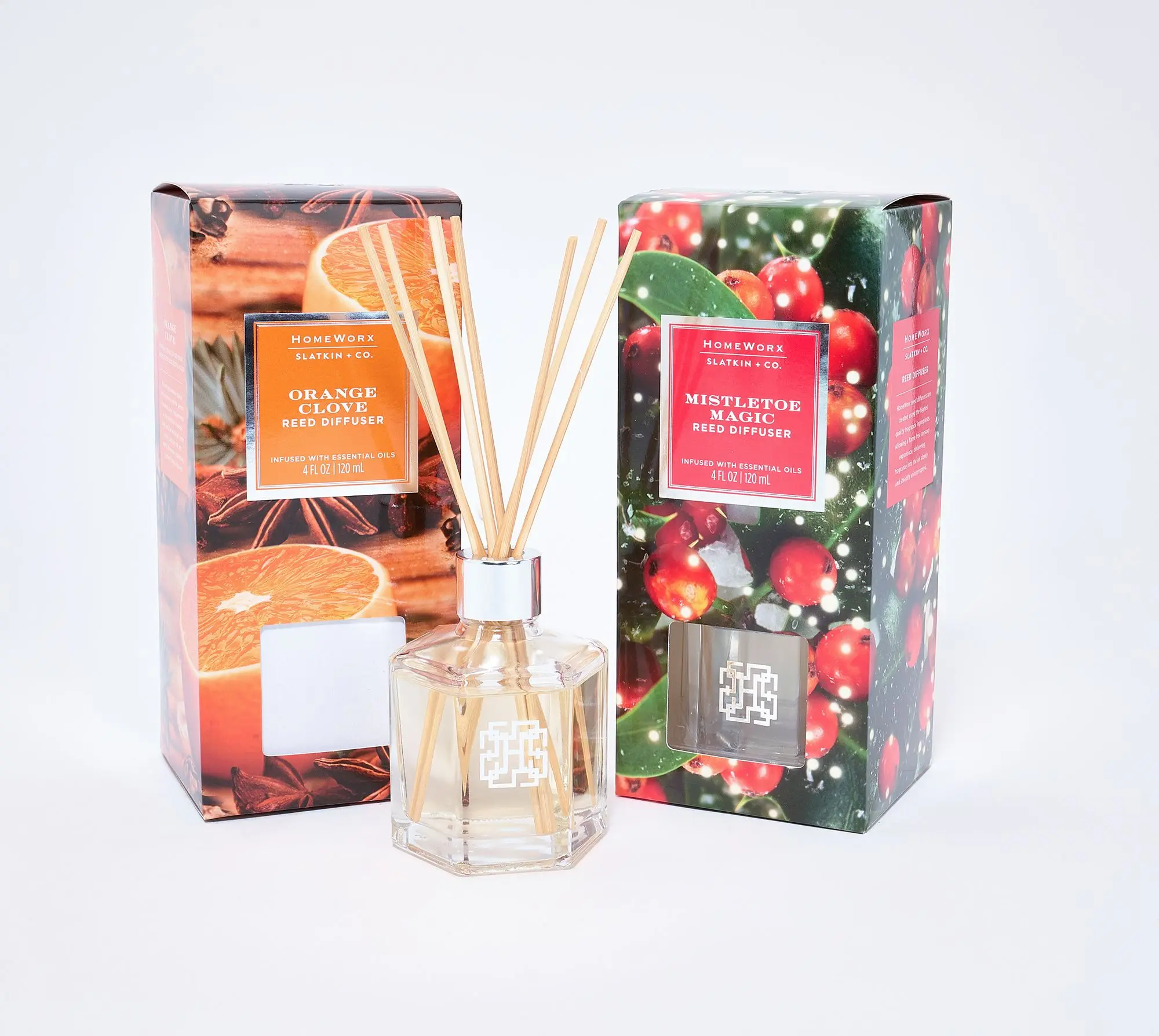 HomeWorx by Slatkin + Co. S/2 Decorate with Scent Reed Diffusers HomeWorx by Slatkin + Co. S/2 Decorate with Scent Reed Diffusers