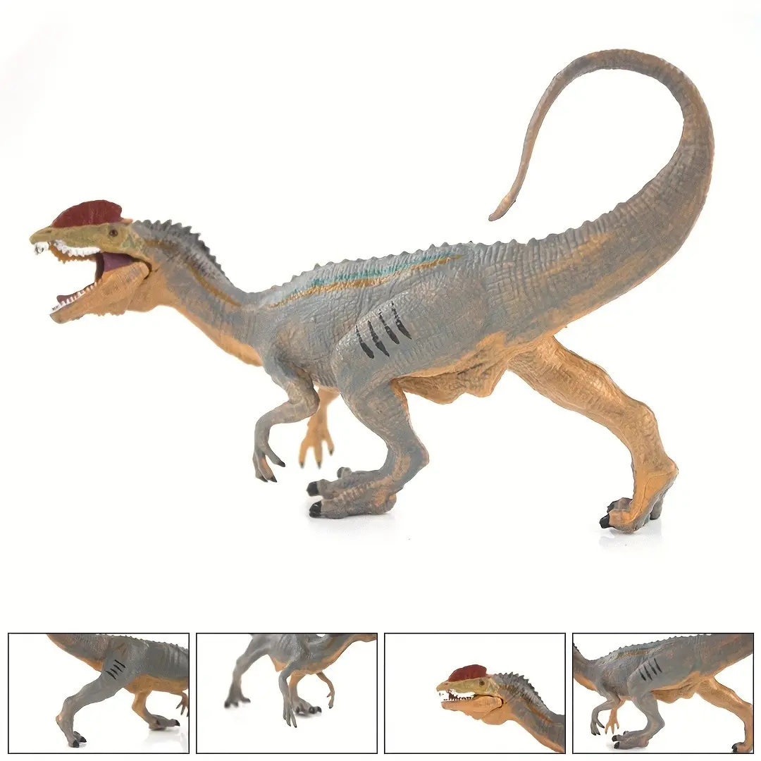 Dromaeosaurus Model, PVC Material, Movable Mouth, Collectible Figure, Realistic Dinosaur Model, Perfect for Collection, Dinosaur Figures