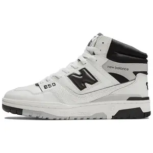 New Balance 650R 'White Black' Men's Lightweight Running Shoes with Breathable Mesh Upper & Durable Rubber Outsole for All Seasons