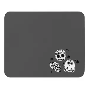 Day of the Dead Black Simple Office Mouse Pad (8.7"x7.1")